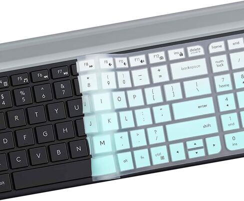 Keyboard Cover for Logitech MK470 & Logitech K585 K580 & MK470 Wireless Ultra Thin Silicone Keyboard Protector Skin-Clear in Kuwait