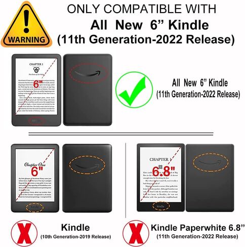 حافظة FANRTE تناسب جهاز Kindle الجديد مقاس 6 بوصات (إصدار الجيل الحادي عشر - 2022)، غطاء هيكل أوريغامي خفيف الوزن مع تنبيه/غفو تلقائي للقارئ الإلكتروني Kindle 2022 الجيل الحادي عشر، سماء مرصعة بالنجوم in Kuwait