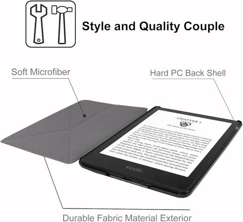 حافظة FANRTE تناسب جهاز Kindle الجديد مقاس 6 بوصات (إصدار الجيل الحادي عشر - 2022)، غطاء هيكل أوريغامي خفيف الوزن مع تنبيه/غفو تلقائي للقارئ الإلكتروني Kindle 2022 الجيل الحادي عشر، سماء مرصعة بالنجوم in Kuwait