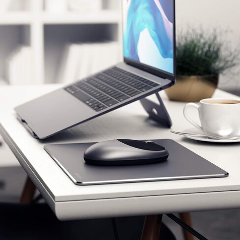 ماوس Satechi لجهاز MacBook Pro - ماوس بلوتوث لاسلكي M1 مع منفذ نوع C قابل لإعادة الشحن - ماوس بلوتوث لأجهزة Mac، Mac Mini، iMac Pro/iMac، iPad Pro M2، iPad Pro/Air M1 M2 والمزيد (أزرق) in Kuwait