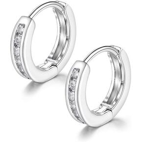 Tarsus Hypoallergenic Huggie Hoop Earrings for Men Women 18k Gold Plated Stainless Steel for Sensitive Ears Nickel Free Jewelry 12, 15mm