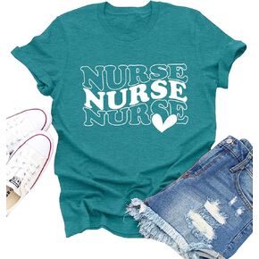 Nurse Shirt for Women Nursing School Tshirt Inspiration Nurses Gift Tees Casual Nurses Blouse Tops