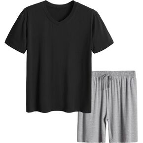 Latuza Men’s Short Sleeves and Shorts Pajama Set