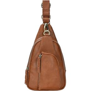 Antik Kraft - The Tasha Soft Vegan Leather Crossbody Sling Purse for Women
