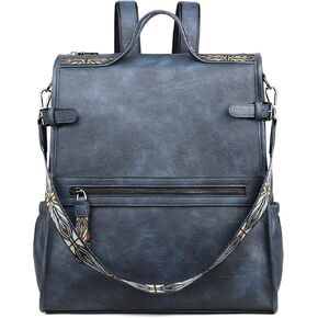 حقيبة ظهر نسائية من FADEON بتصميم حقيبة كتف للسيدات مصنوعة من الجلد النباتي وحقائب ظهر كبيرة للسفر للنساء باللون البني in Kuwait