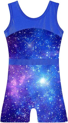 TFJH E Gymnastic Leotards for Girls Practice Outfits Unitard Tumbling Biketard Shorts One Pieces in Kuwait