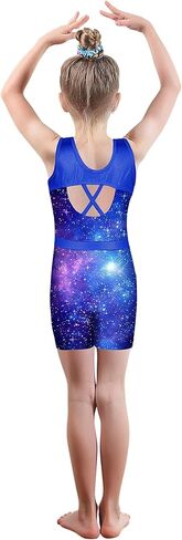 TFJH E Gymnastic Leotards for Girls Practice Outfits Unitard Tumbling Biketard Shorts One Pieces in Kuwait