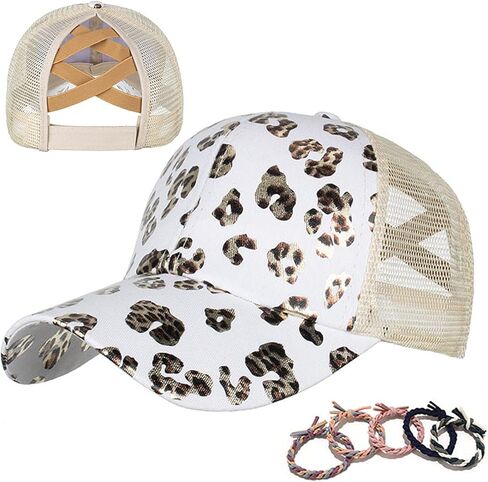 Womens Cow Print Baseball Cap Unisex Adjustable Baseball Hat Casual Cotton Sun Hats for Teen Girls in Kuwait
