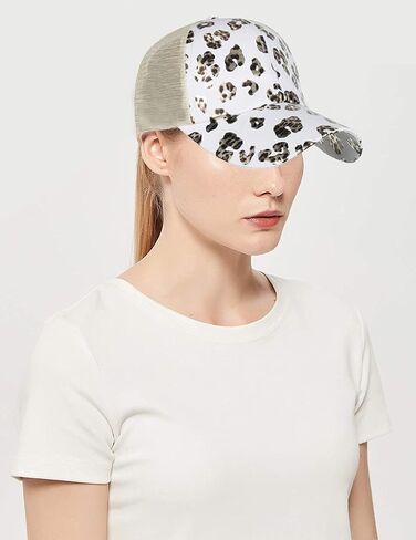 Womens Cow Print Baseball Cap Unisex Adjustable Baseball Hat Casual Cotton Sun Hats for Teen Girls in Kuwait