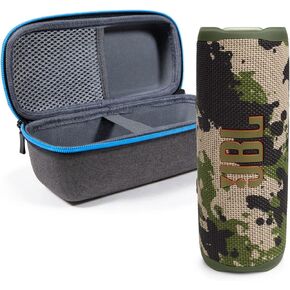 JBL Flip 6 Waterproof Portable Wireless Bluetooth Speaker Bundle with divvi! Premium Hardshell Case - Black in Kuwait