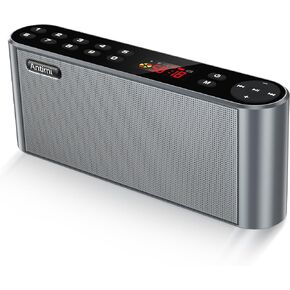 مكبر صوت بلوتوث أنتيمي، مشغل راديو FM، مشغل MP3 ستيريو لاسلكي محمول مع صوت عالي الدقة، ميكروفون مدمج، صوت عالي الوضوح وصوت جهير محسن in Kuwait