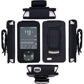 Premium Holster (with Belt Clip/Lanyard) for Dexcom G7 (Black) in Kuwait