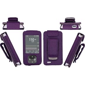 Premium Holster (with Belt Clip/Lanyard) for Dexcom G7 (Black)
