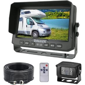 Bus Truck Vehicle Backup Cameras Wide View Angle cab cam Rearview Reverse Waterproof Night Vision 4 PIN Cam for Travel Trailer/Pickup/Van/RV Camper/Motor Home (12V,package not include extension cable) in Saudi Arabia
