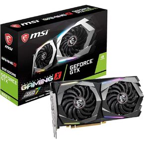 MSI Gaming GeForce GTX 1660 Ti 192-bit HDMI/DP 6GB GDRR6 HDCP Support DirectX 12 Dual Fan VR Ready OC Graphics Card (GTX 1660 TI GAMING X 6G) in Saudi Arabia