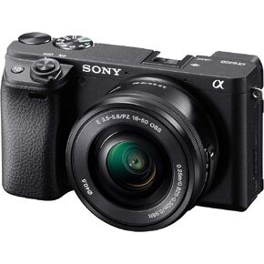 Sony Alpha a6400 Mirrorless Camera: Compact APS-C Interchangeable Lens Digital Camera with Real-Time Eye Auto Focus, 4K Video, Flip Screen & 18-135mm Lens (Renewed)