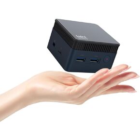MOREFINE M6S Mini PC, Intel Alder Lake N100 (up to 3.4GHz) Mini Computer Windows 11 Pro, 12GB LPDDR5 RAM 512GB 2242 NVMe SSD, Micro PC Support Dual Display/WiFi/BT/TF SD/Type-C Charging in Kuwait
