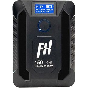 SONGING FXLION Wireless Nano Three-PRO Tiny V-Mount/V-Lock Battery with Type-C, D-tap, USB A, Micro USB for Cameras, Camcorders,Large LED Lights, Monitors (150Wh) | Monitors (150Wh), type-C, D-tap, USB, camcorders, large LED Lights in Saudi Arabia