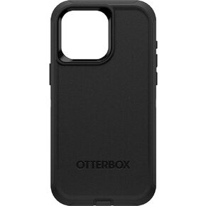 OtterBox iPhone 15 Pro MAX (Only) Defender Series Case - BLACK, screenless, rugged & durable, with port protection, includes holster clip kickstand (ships in polybag, ideal for business customers) in Kuwait