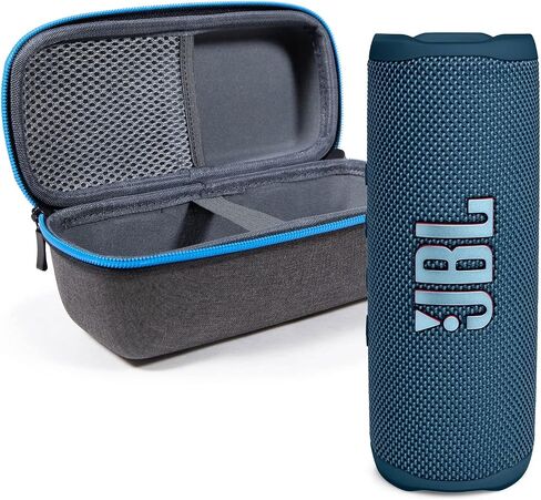 JBL Flip 6 (Blue) + Bundle with divvi! Protective Hardshell Case in Kuwait