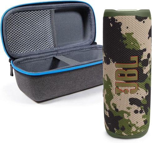 JBL Flip 6 Waterproof Portable Wireless Bluetooth Speaker Bundle with divvi! Premium Hardshell Case - Black in Kuwait