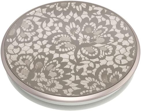 ​​​​PopSockets Phone Grip with Expanding Kickstand, PopSockets for Phone - Lasercut Metal Floral Lace in Saudi Arabia