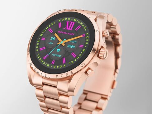 Michael Kors Men's or Women's Gen 6 44mm Touchscreen Smart Watch with Alexa Built-In, Fitness Tracker, Sleep Tracker, GPS, Music Control, Smartphone Notifications (Model: MKT5134V) in Saudi Arabia