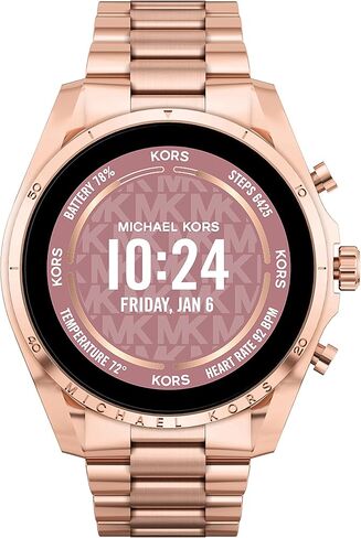 Michael Kors Men's or Women's Gen 6 44mm Touchscreen Smart Watch with Alexa Built-In, Fitness Tracker, Sleep Tracker, GPS, Music Control, Smartphone Notifications (Model: MKT5134V) in Saudi Arabia