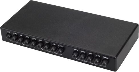 ماغنادين VCS-10 5 مدخل 3 مخرجات لهوائي تلفزيون مركز تبديل الفيديو وDVD، وهوائي الأقمار الصناعية، وAUX وصندوق الكابلات. in Saudi Arabia