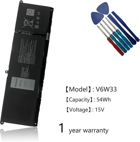 Anepoch V6W33 Laptop Battery Replacement for Dell Latitude 3320 3420 3520 Inspiron 5410 5418 3510 3511 3515 5515 Vostro 5510 5515 Series 0WV3K8 0VKYJX 0MVK11 0XDY9K G91J0 0PG8YJ 15V 54Wh 3420mAh in Saudi Arabia