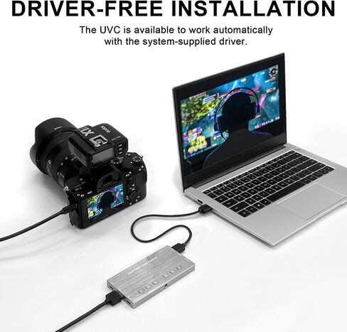 جوي يوزدنج تسجيل فيديو HDMI مزدوج، تسجيل فيديو وصوت عالي الأداء بتقنية FHD عالية الدقة in Kuwait