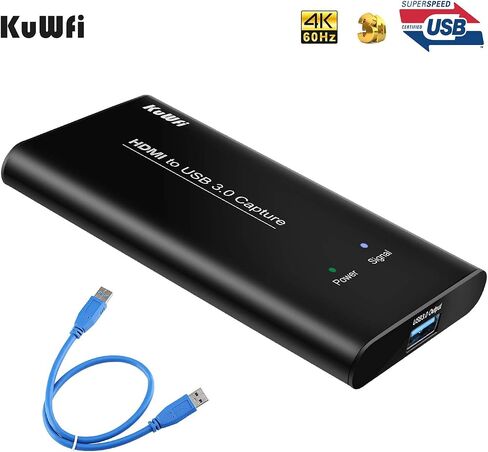 KuWFi Capture Cards for PC Gaming HDMI to USB3.0 Audio Video Capture Cards in Kuwait