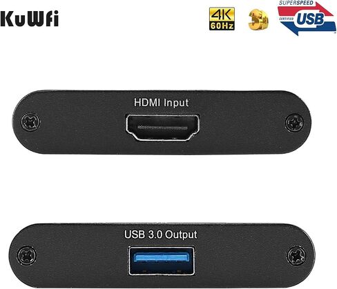 KuWFi Capture Cards for PC Gaming HDMI to USB3.0 Audio Video Capture Cards in Kuwait