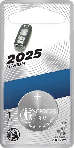 بطارية مفتاح تحكم عن بعد CR2025 2025 او اي ام 2009-2020 بديلة لسيارة تويوتا مازدا 3 6 CX-3 CX-5 CX-9 MX-5 مياتا ياريس IA سايون سمارت KR55WK49383، WAZX1T768SKE11A03، A04 – (دبليو انست) تعليمات) in Saudi Arabia