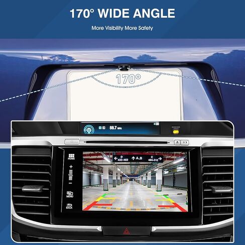 Rear View Backup Camera Fit for RAM 1500 2500 3500 2013-2018 56038978AL | for Dodge Viper, for RAM 4500 5500 2013-2017, for Chrysler 200 Reversing Parking Assist Camera 56038978AL 56038978AK in Kuwait