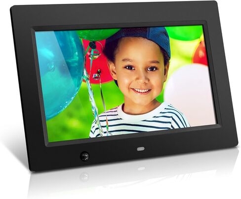 إطار صور رقمي Aluratek ADMSF310F مقاس 10 بوصات مع مستشعر حركة موفر للطاقة سعة 4 جيجابايت وذاكرة مدمجة (أسود) in Kuwait