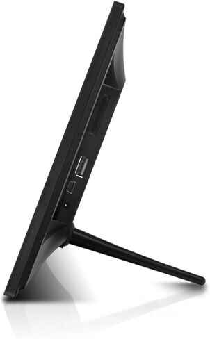 إطار صور رقمي Aluratek ADMSF310F مقاس 10 بوصات مع مستشعر حركة موفر للطاقة سعة 4 جيجابايت وذاكرة مدمجة (أسود) in Kuwait