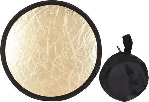 2 in 1 Reflector Photography Foldable Round Bounce Board Light Diffuser Portable Collapsible Disc Reflector for Photography Photo Studio Lighting Outdoor Lighting in Saudi Arabia