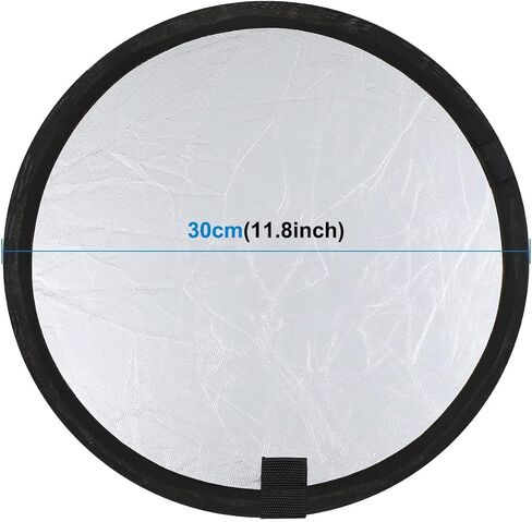 2 in 1 Reflector Photography Foldable Round Bounce Board Light Diffuser Portable Collapsible Disc Reflector for Photography Photo Studio Lighting Outdoor Lighting in Saudi Arabia