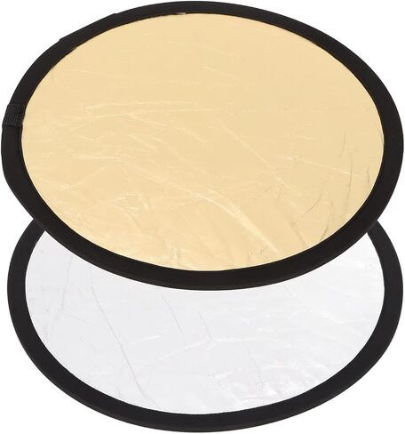 2 in 1 Reflector Photography Foldable Round Bounce Board Light Diffuser Portable Collapsible Disc Reflector for Photography Photo Studio Lighting Outdoor Lighting in Saudi Arabia