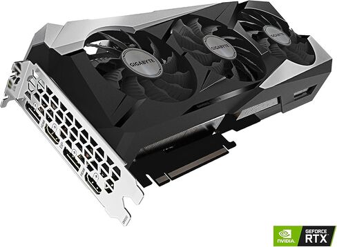 بطاقة رسومات GIGABYTE GeForce RTX 3070 Ti Gaming OC 8G، نظام تبريد WINDFORCE 3X، 8 جيجابايت 256 بت GDDR6X، بطاقة فيديو GV-N307TGAMING OC-8GD (متجددة) in Kuwait