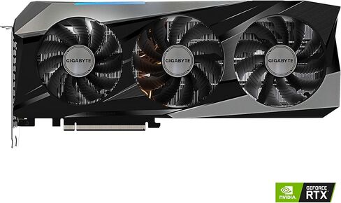 بطاقة رسومات GIGABYTE GeForce RTX 3070 Ti Gaming OC 8G، نظام تبريد WINDFORCE 3X، 8 جيجابايت 256 بت GDDR6X، بطاقة فيديو GV-N307TGAMING OC-8GD (متجددة) in Kuwait