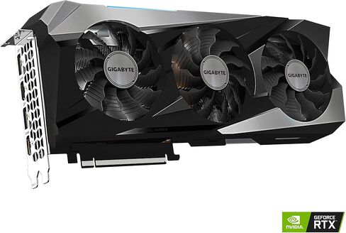 بطاقة رسومات GIGABYTE GeForce RTX 3070 Ti Gaming OC 8G، نظام تبريد WINDFORCE 3X، 8 جيجابايت 256 بت GDDR6X، بطاقة فيديو GV-N307TGAMING OC-8GD (متجددة) in Kuwait