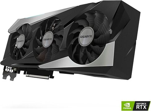 بطاقة رسومات GIGABYTE GeForce RTX 3070 Ti Gaming OC 8G، نظام تبريد WINDFORCE 3X، 8 جيجابايت 256 بت GDDR6X، بطاقة فيديو GV-N307TGAMING OC-8GD (متجددة) in Kuwait