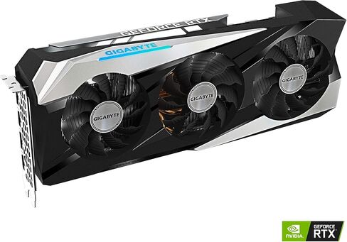 بطاقة رسومات GIGABYTE GeForce RTX 3070 Ti Gaming OC 8G، نظام تبريد WINDFORCE 3X، 8 جيجابايت 256 بت GDDR6X، بطاقة فيديو GV-N307TGAMING OC-8GD (متجددة) in Kuwait