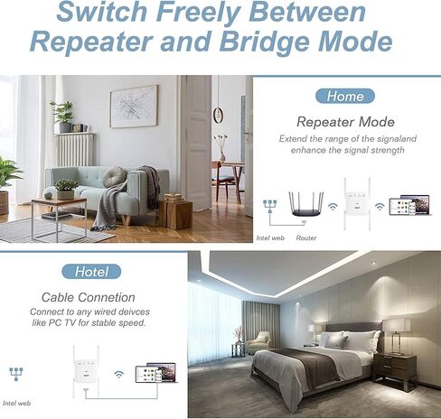 أحدث موسع واي فاي لعام 2023، مكرر واي فاي بسرعة 1200 ميجا بت في الثانية، معزز واي فاي صغير، معزز إنترنت ثنائي النطاق مع منفذ إيثرنت، إعداد سريع لزر WPS، معزز إشارة لاسلكية منزلية يغطي مساحة تصل إلى 3000 قدم مربع in Kuwait