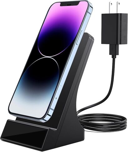 ASIEVIE Wireless Charger + Home Security Indoor with WiFi Hidden Spy Nanny Camera APP Control Motion Dection in Kuwait