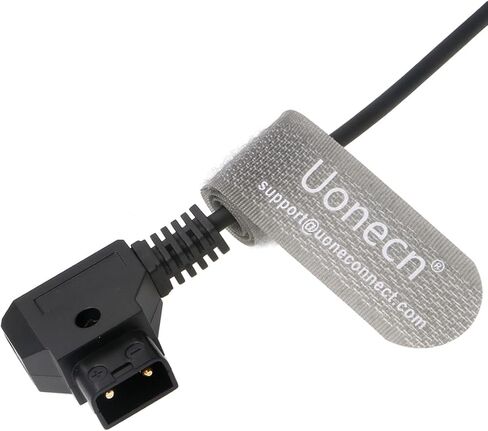 Uonecn NP-FW50 Dummy Battery to D-Tap Coiled Power Cable, 8V Camera Power Cord for Sony Alpha a7 a7R a7S a7II A6000 Series Cameras, Stretchable 12-36in in Saudi Arabia