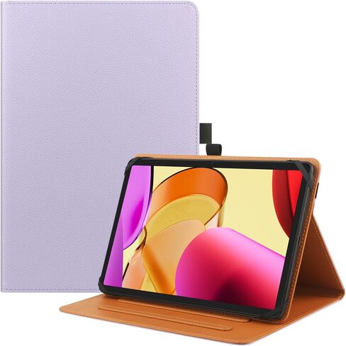 9"-10.5" Inch Universal Tablet Case, Protective Cover Stand Folio Case for 9 10 10.5 Inch Android Touchscreen Tablet, with Adjustable Fixing Silicon Band,Black in Kuwait