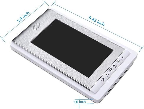 Apartment Video Intercom System, 4 Units Household Video Doorbell in Saudi Arabia